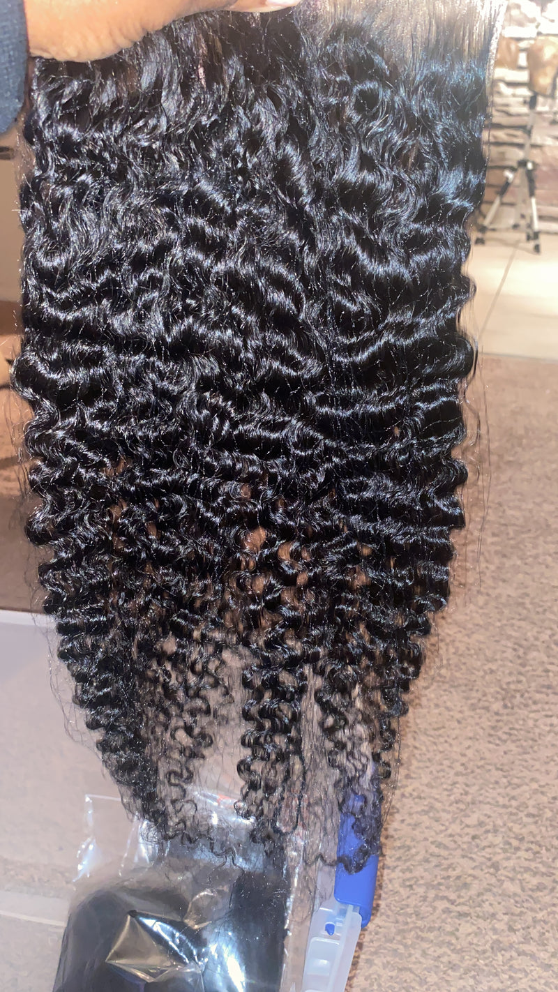 HD Burmese Curly Closure